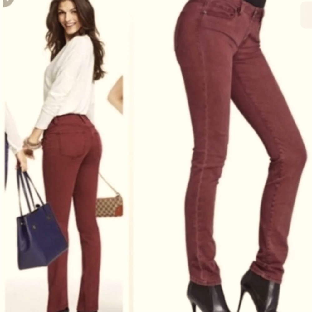 CAbi #919 Bordeaux Skinny Jean size 4